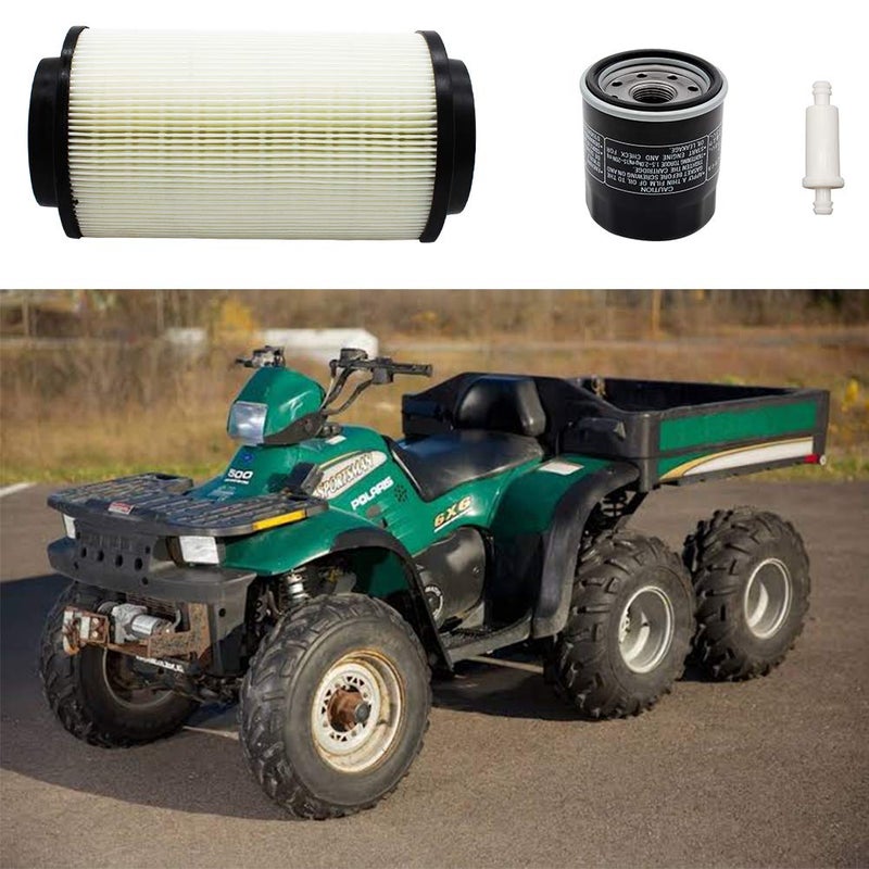 LOCOPOW Air Filter 7080595 Oil Filter 2520799 3084963 Fuel Filter 2530009 Cleaner Replacement for Polaris Sportsman 335 400 450 500 Magnum 325 500 Trail Blazer 330 Trail Boss 325 330 Xpedition 425 325 ATP 500 - Image 5